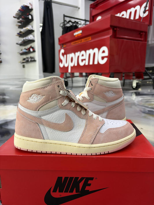 Jordan 1 High "Washed Pink" Used Size 6.5Y/8W
