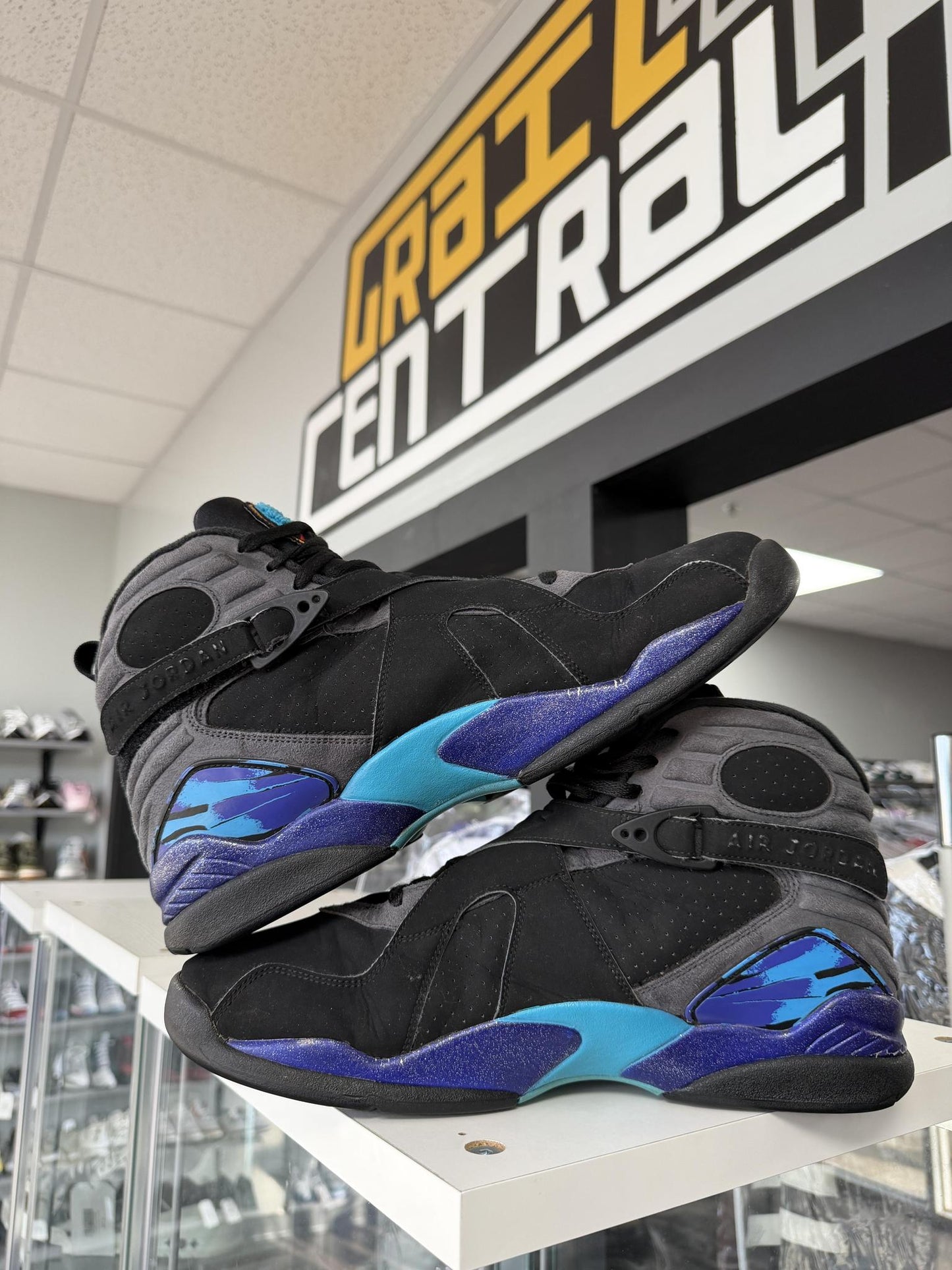 Jordan 8 "Aqua" Used Size 10