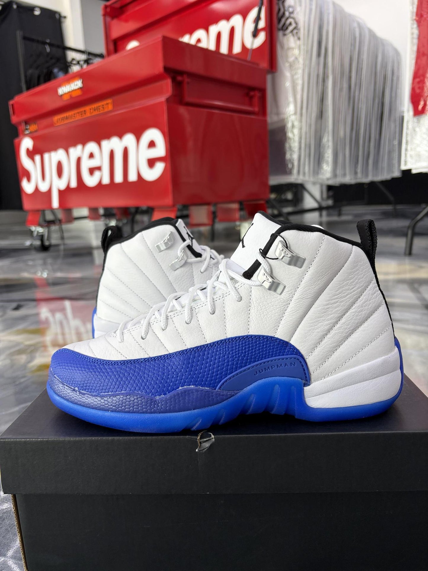 Jordan 12 "Blueberry" Used Size 7Y/8.5W