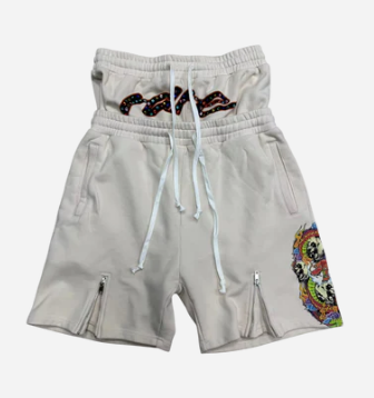 Rare Emotions Double Layer Shorts "Cream"