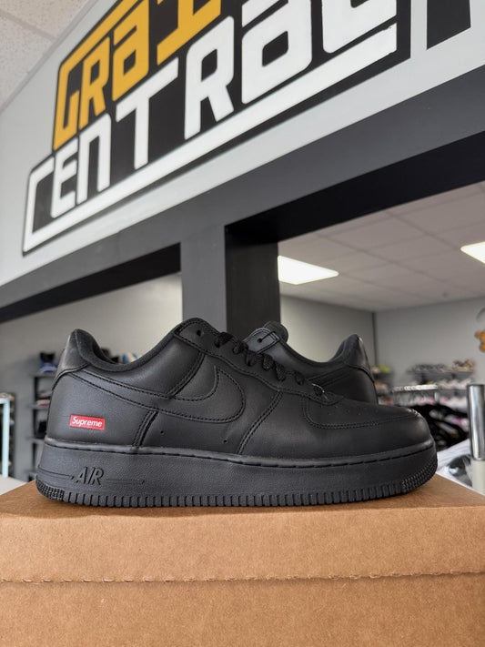 Air Force 1 Low x Supreme "Black" Used Size 10.5