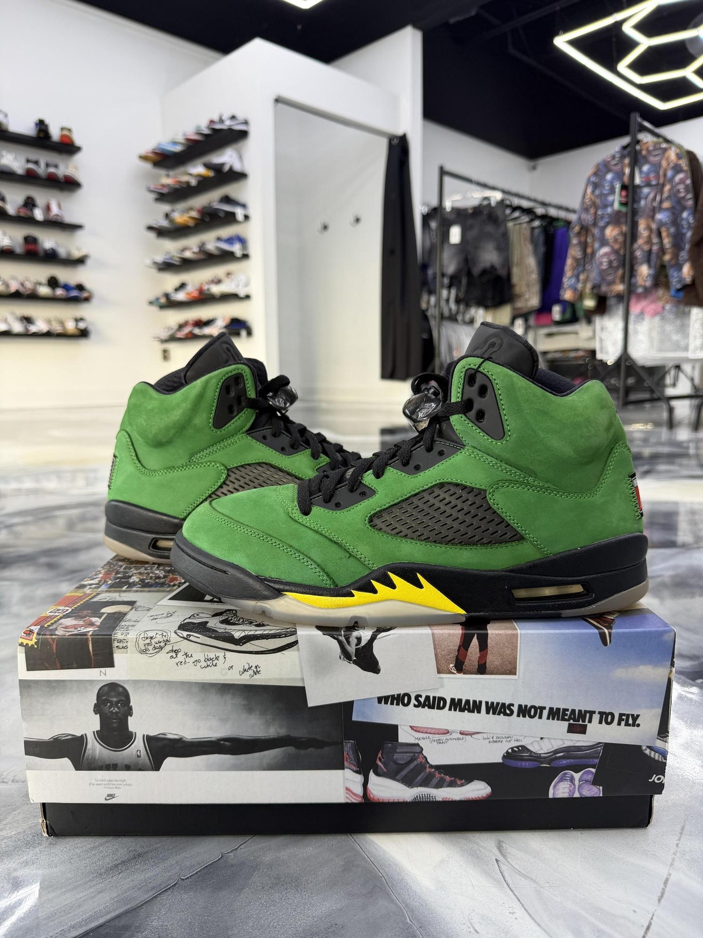 Jordan 5 "Oregon" Used Size 11