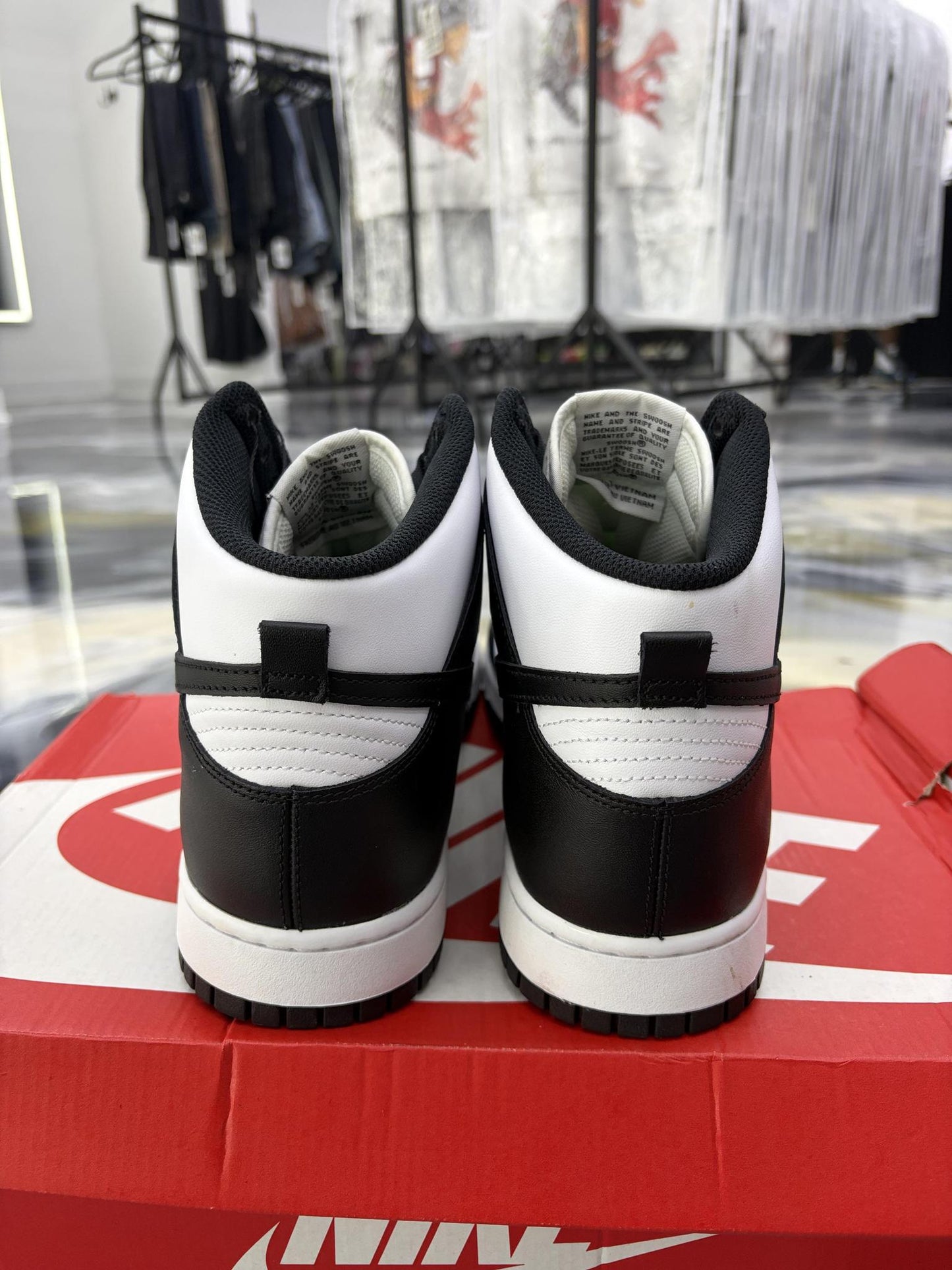 Nike Dunk High "Panda" Used Size 12
