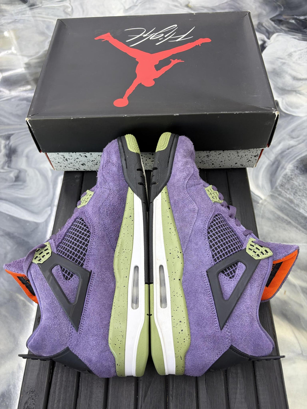 Jordan 4 "Canyon Purple" Used Size 15.5W/14M