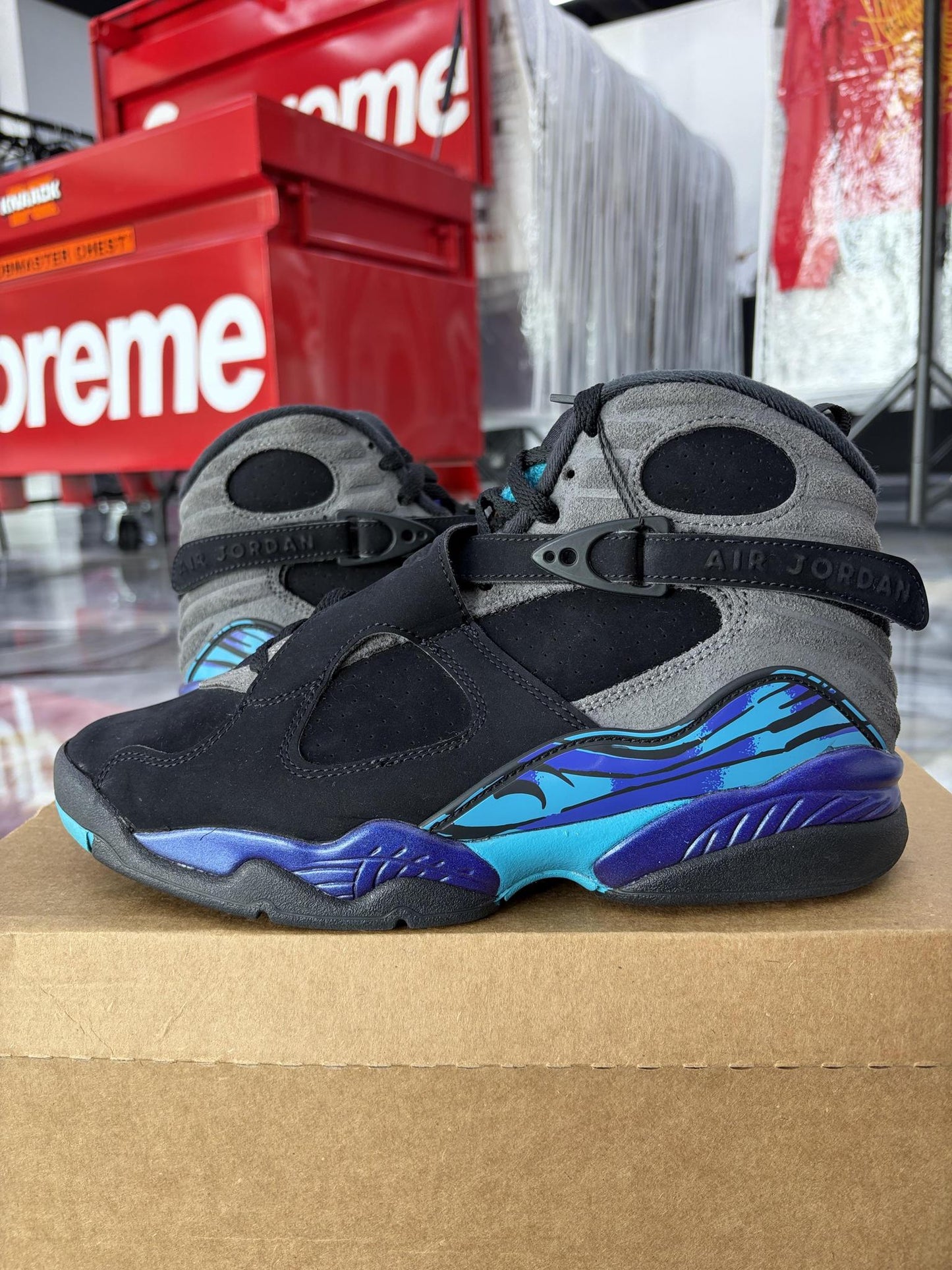 Jordan 8 "Aqua" Used Size 8