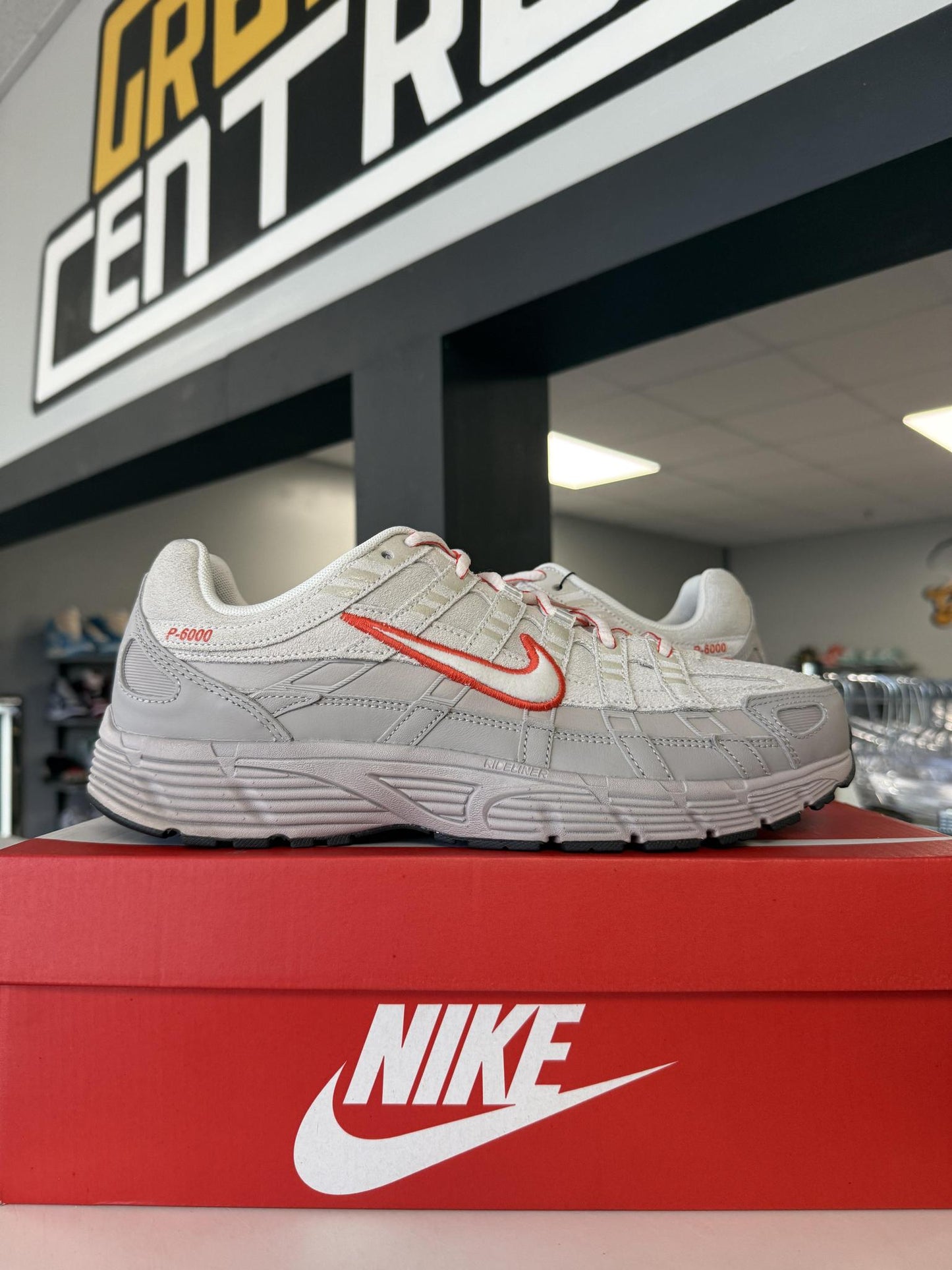 Nike P-6000 "Phantom Picante Red" Used Size 10.5