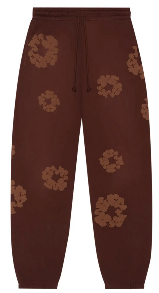 Denim Tears Cotton Wreath Sweatpants "Mono Brown"
