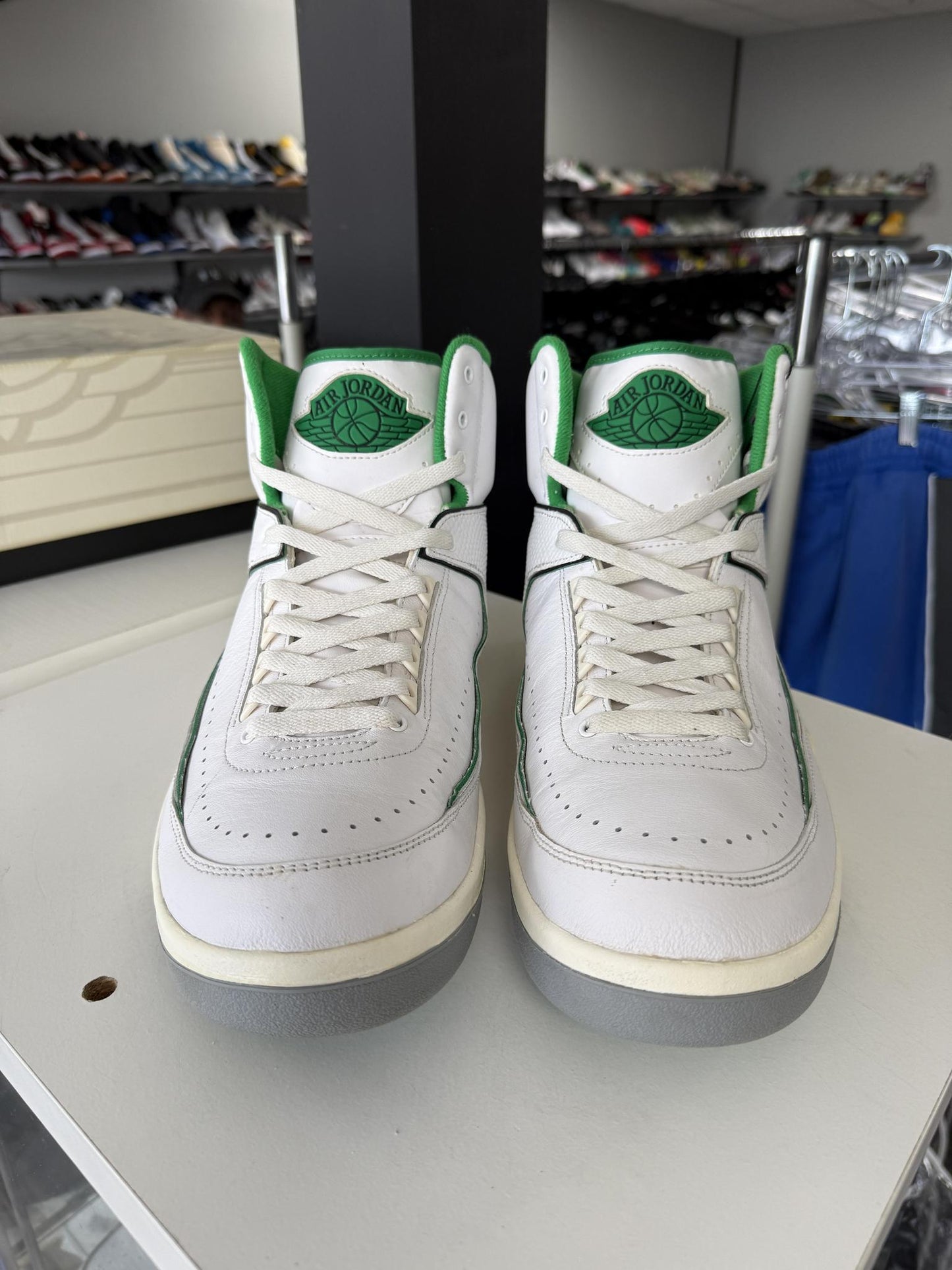 Jordan 2 "Lucky Green" Used Size 13