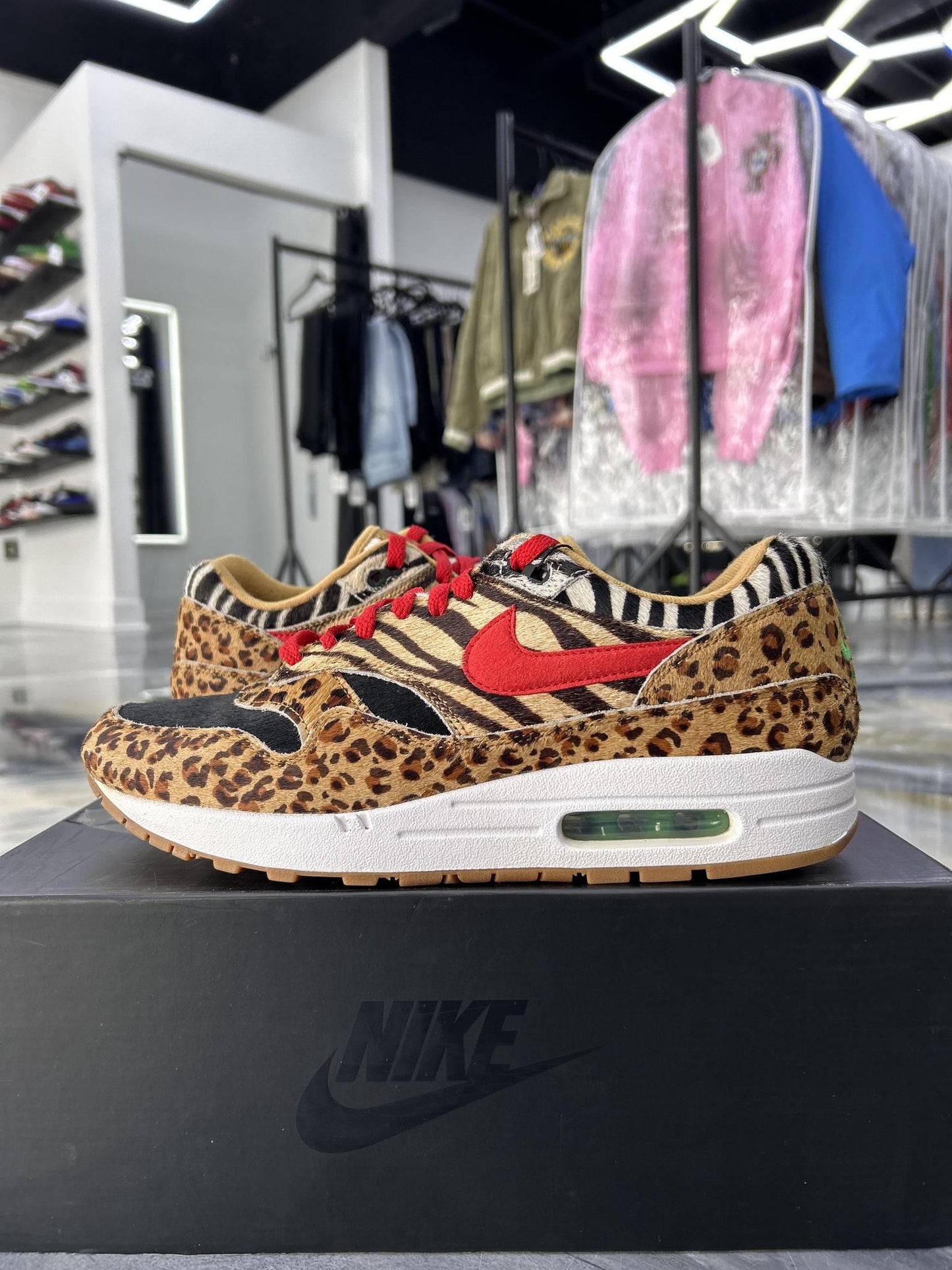 Nike Air Max 1 "Atmos Animal Pack" Used Size 10