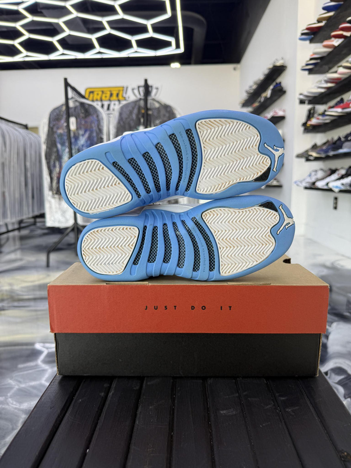 Jordan 12 "Melo" Used Size 5.5Y/7W
