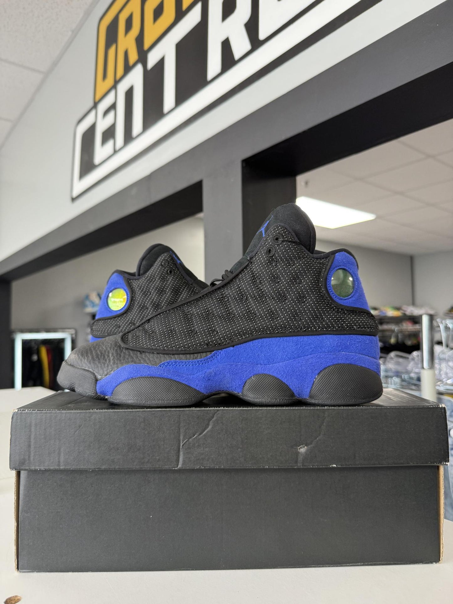 Jordan 13 Black "Hyper Royal" Used Size 7Y/8.5W