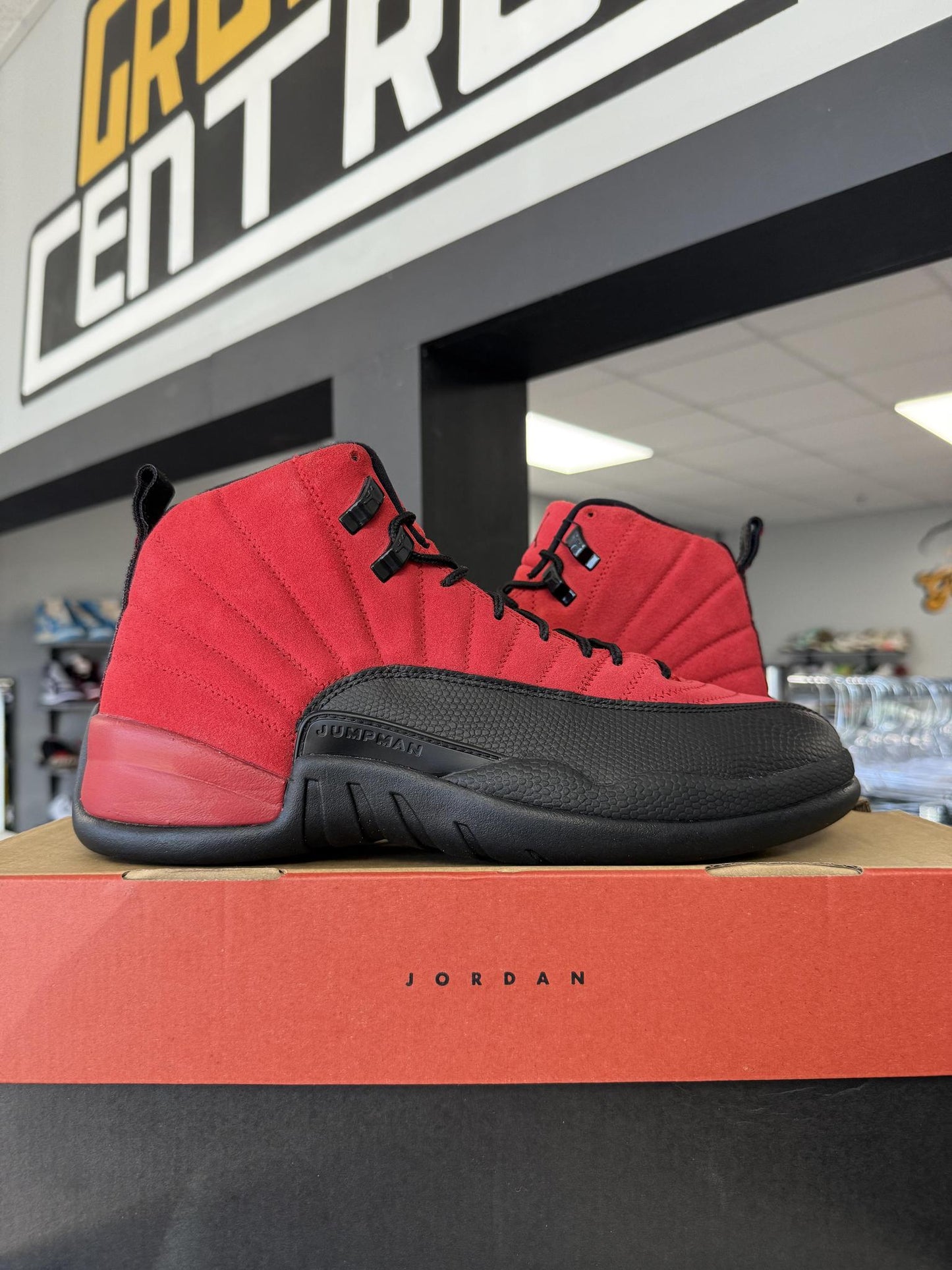 Jordan 12 "Reverse Flu Game" Used Size 10.5