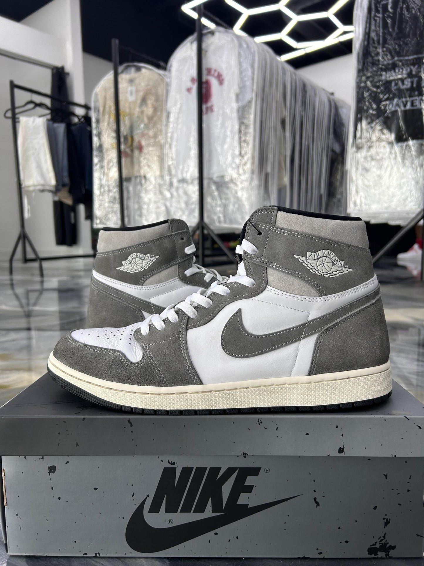 Jordan 1 High "Washed Black" Used Size 13