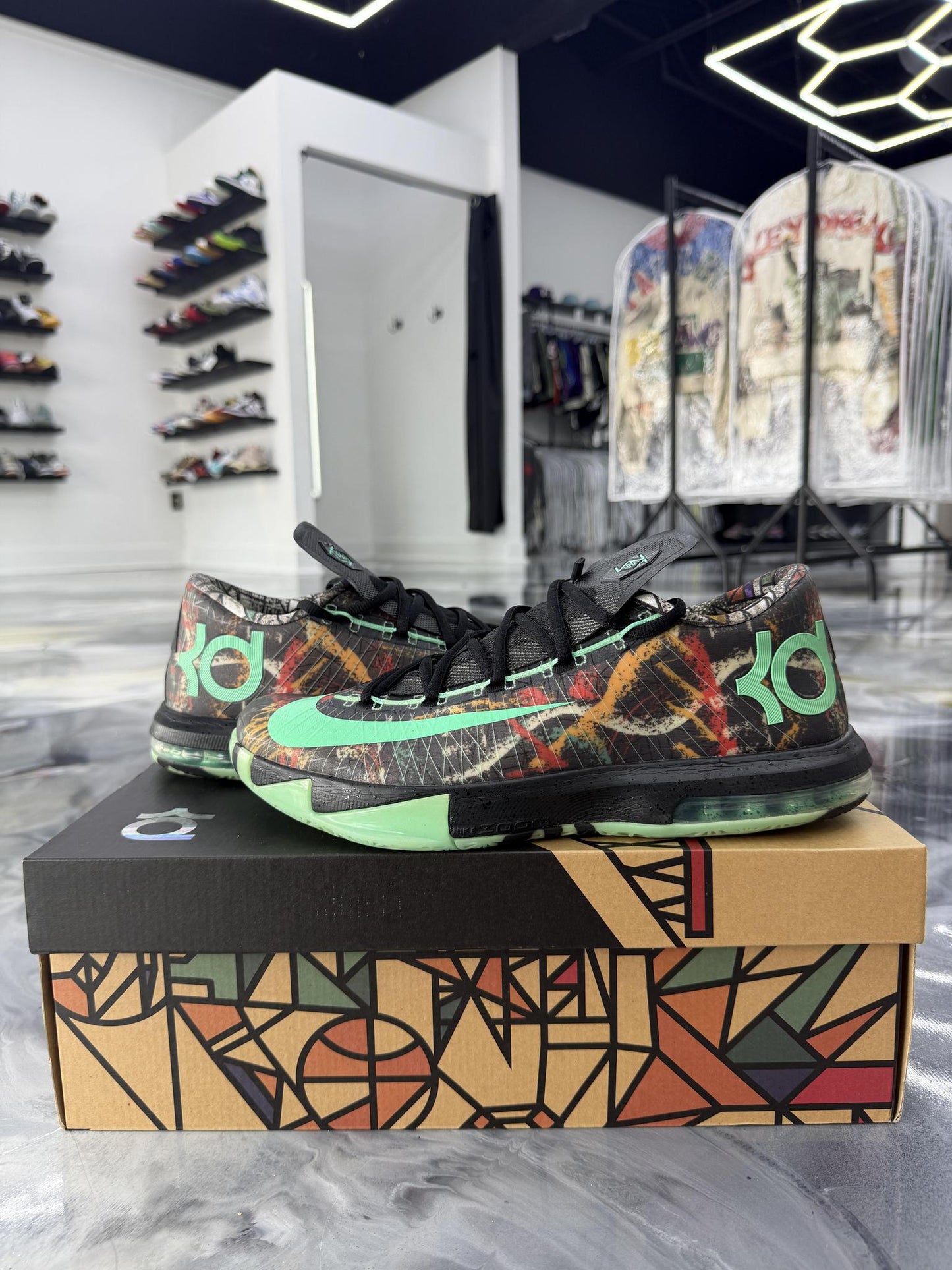 Nike KD 6 "All Star Gumbo" Used Size 10