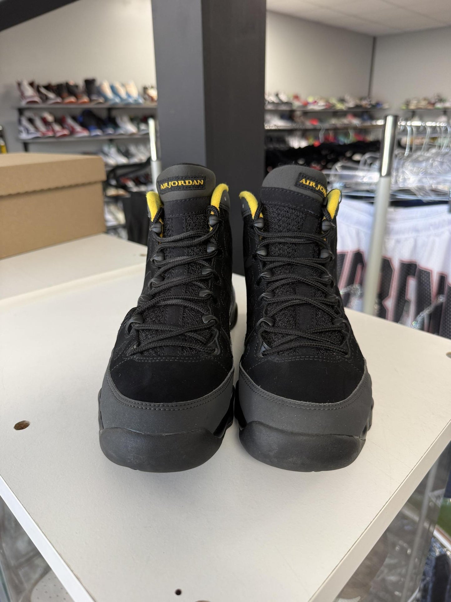 Jordan 9 "University Gold" Used Size 6Y/7.5W