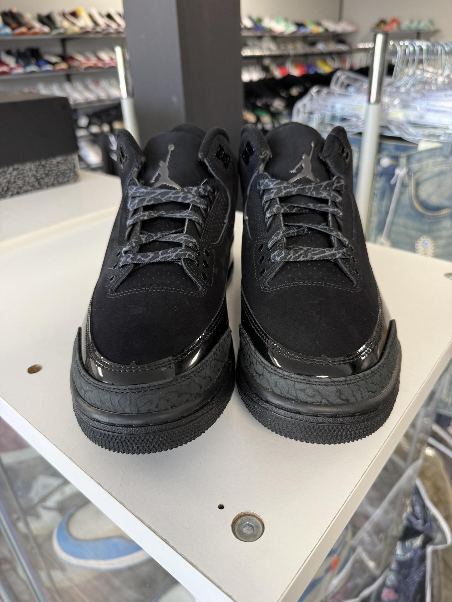 Jordan 3 "Black Cat" Used Size 8