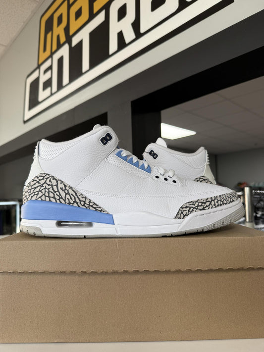 Jordan 3 "UNC" Used Size 14