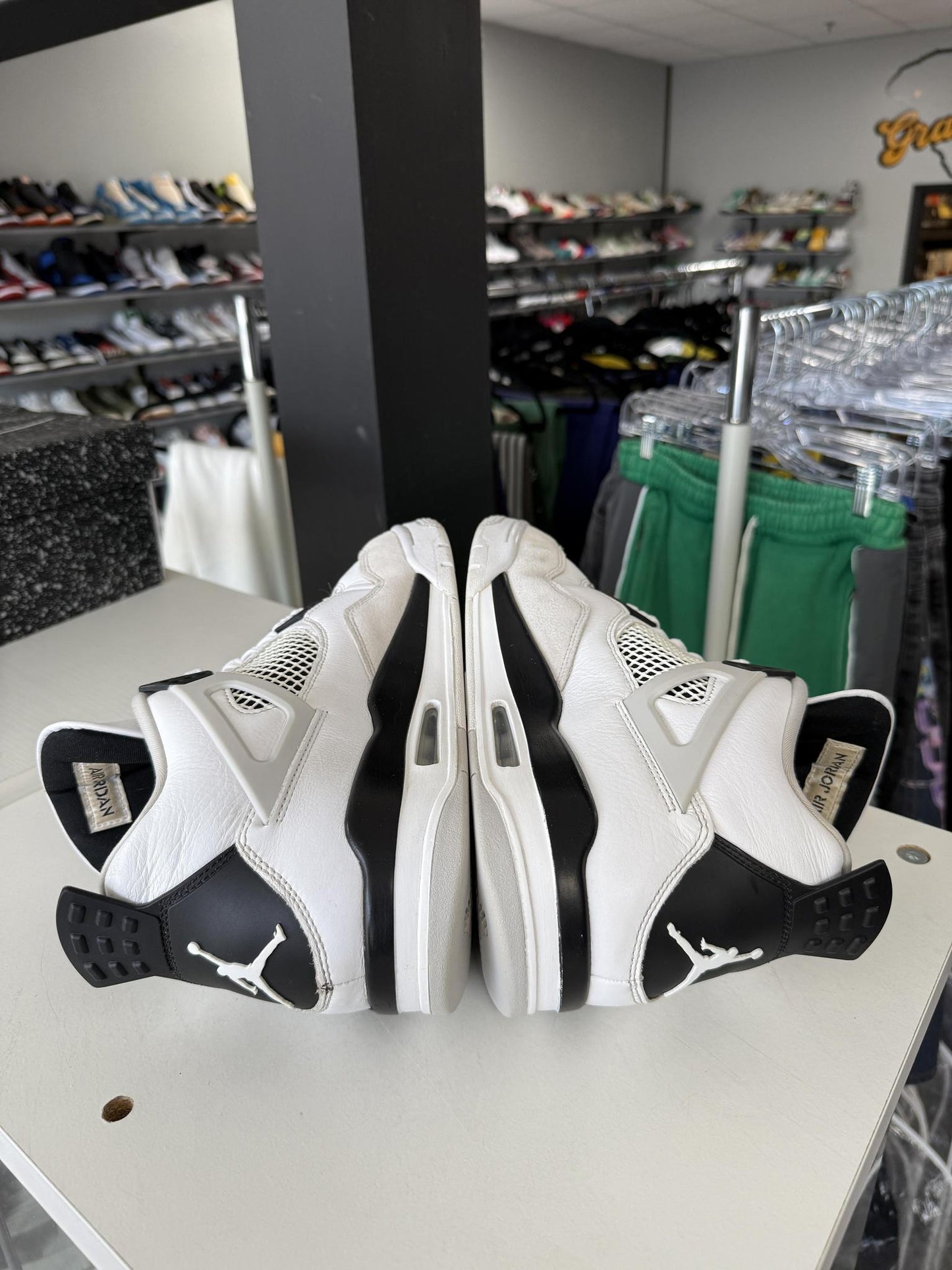 Jordan 4 "Military Black" Used Size 12