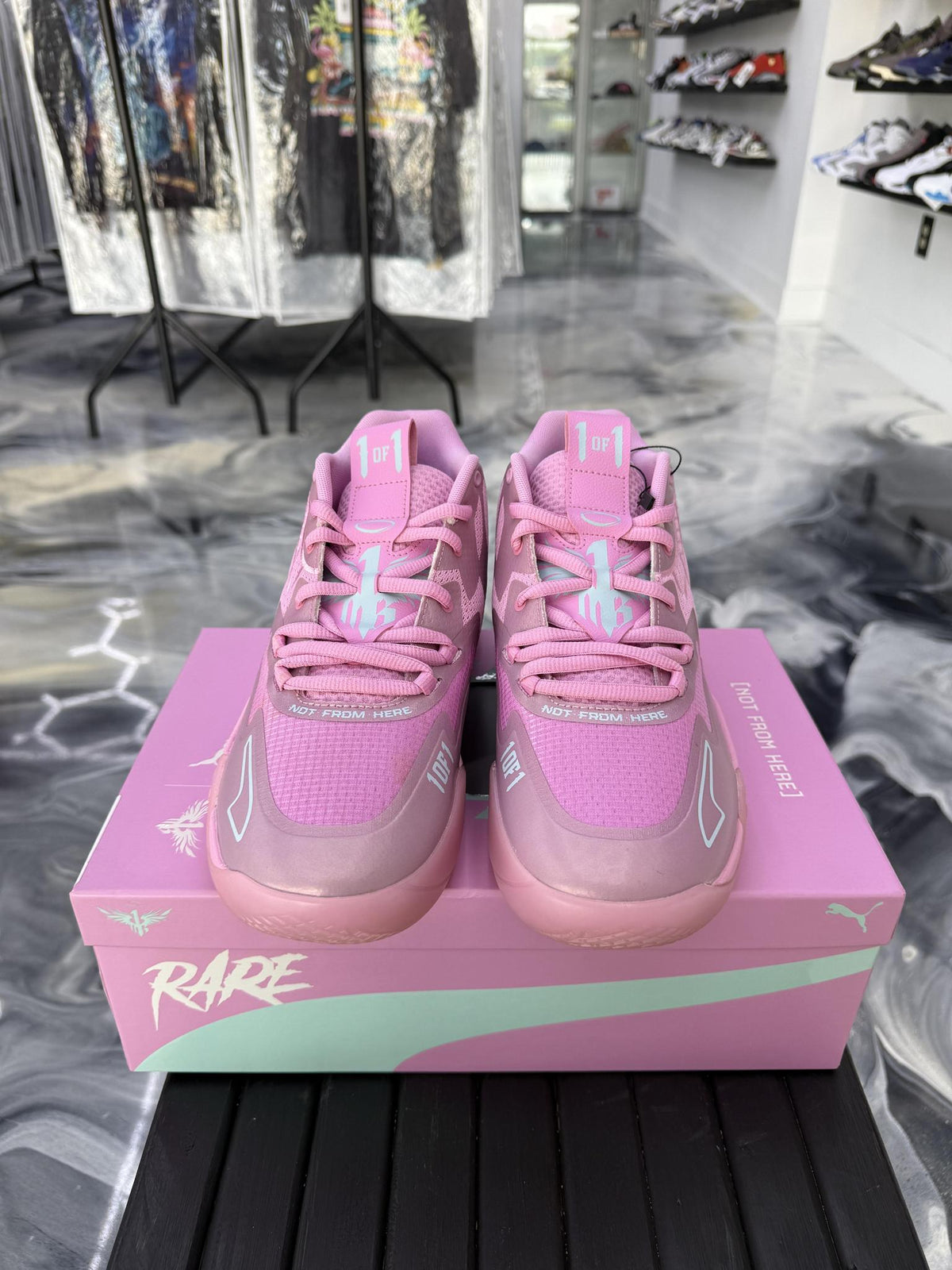 Puma Lamelo Ball MB.01 "Iridescent" Used Size 10