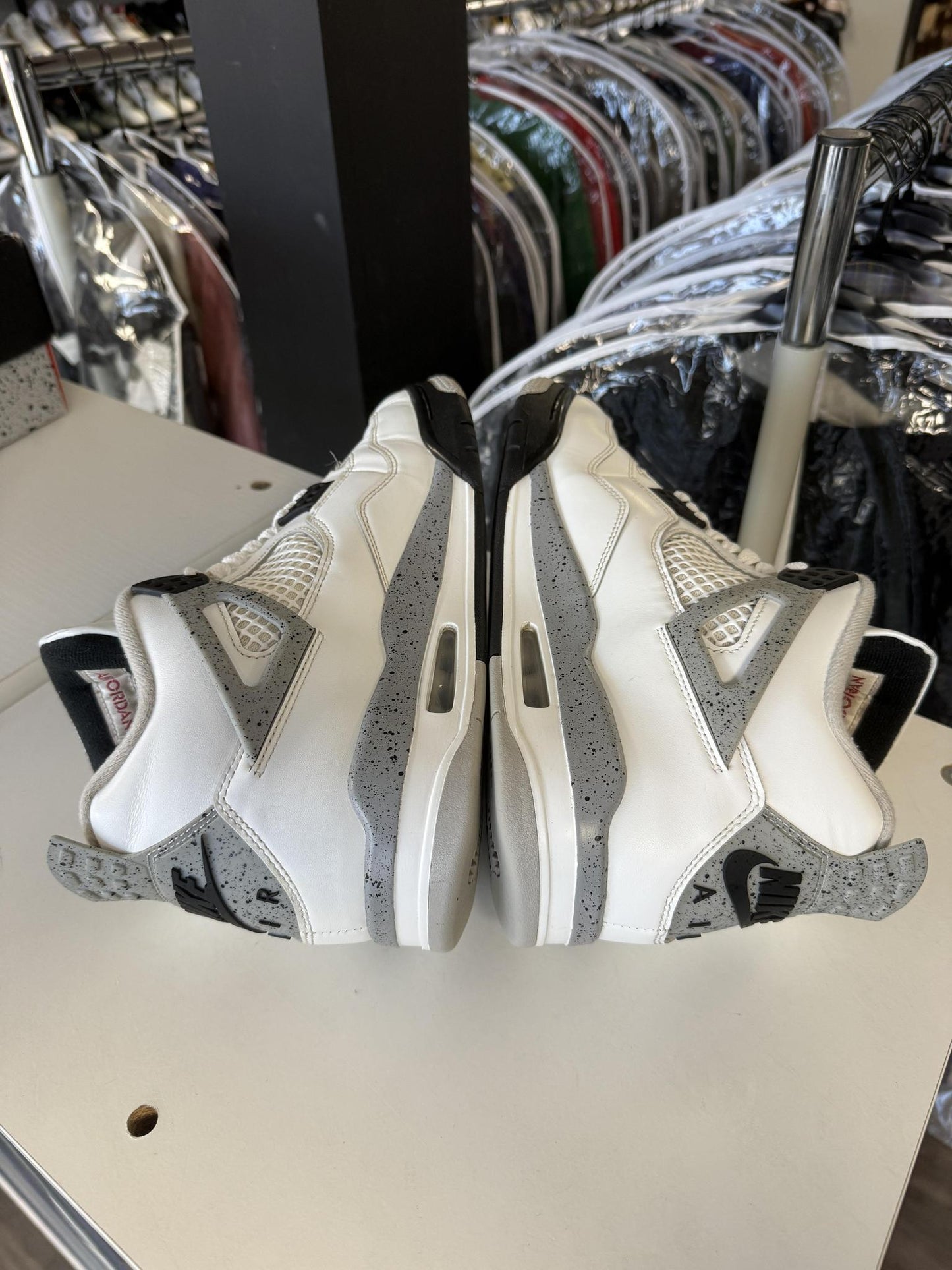 Jordan 4 "White Cement" Used Size 10.5