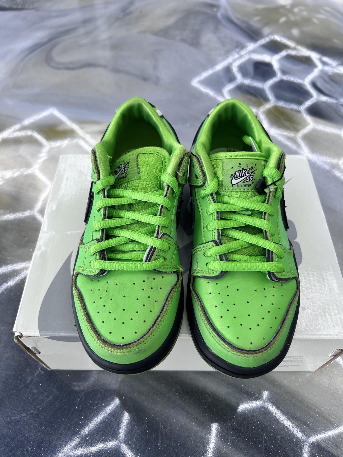 Nike SB Dunk Low "Powerpuff Buttercup" Used Size 13C
