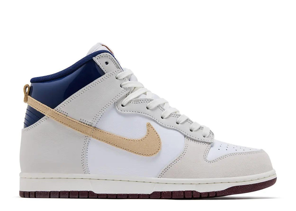 Nike x Beyond SB Dunk High "White Ivory Sand Dune"
