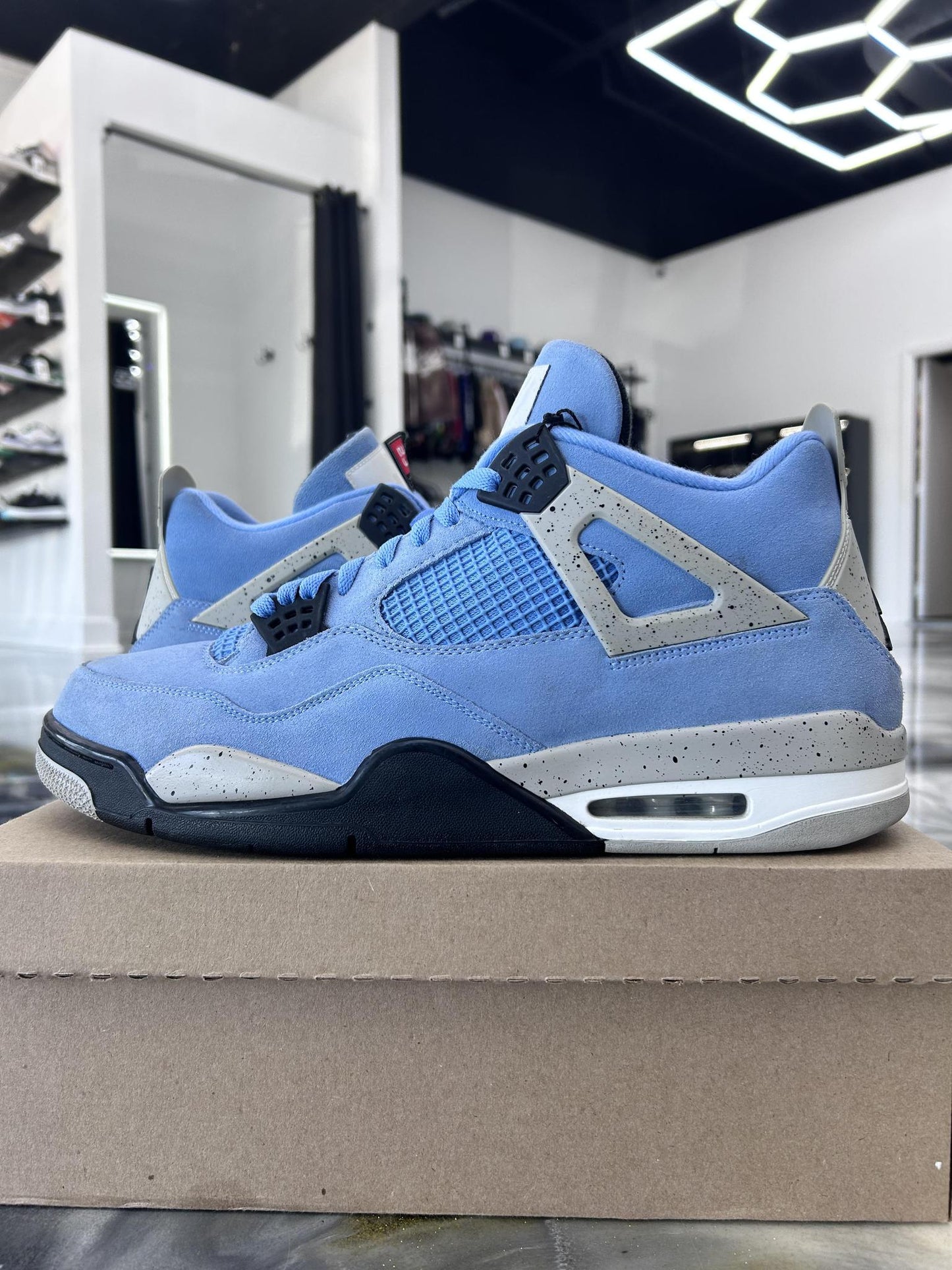 Jordan 4 University Blue Used Size 16