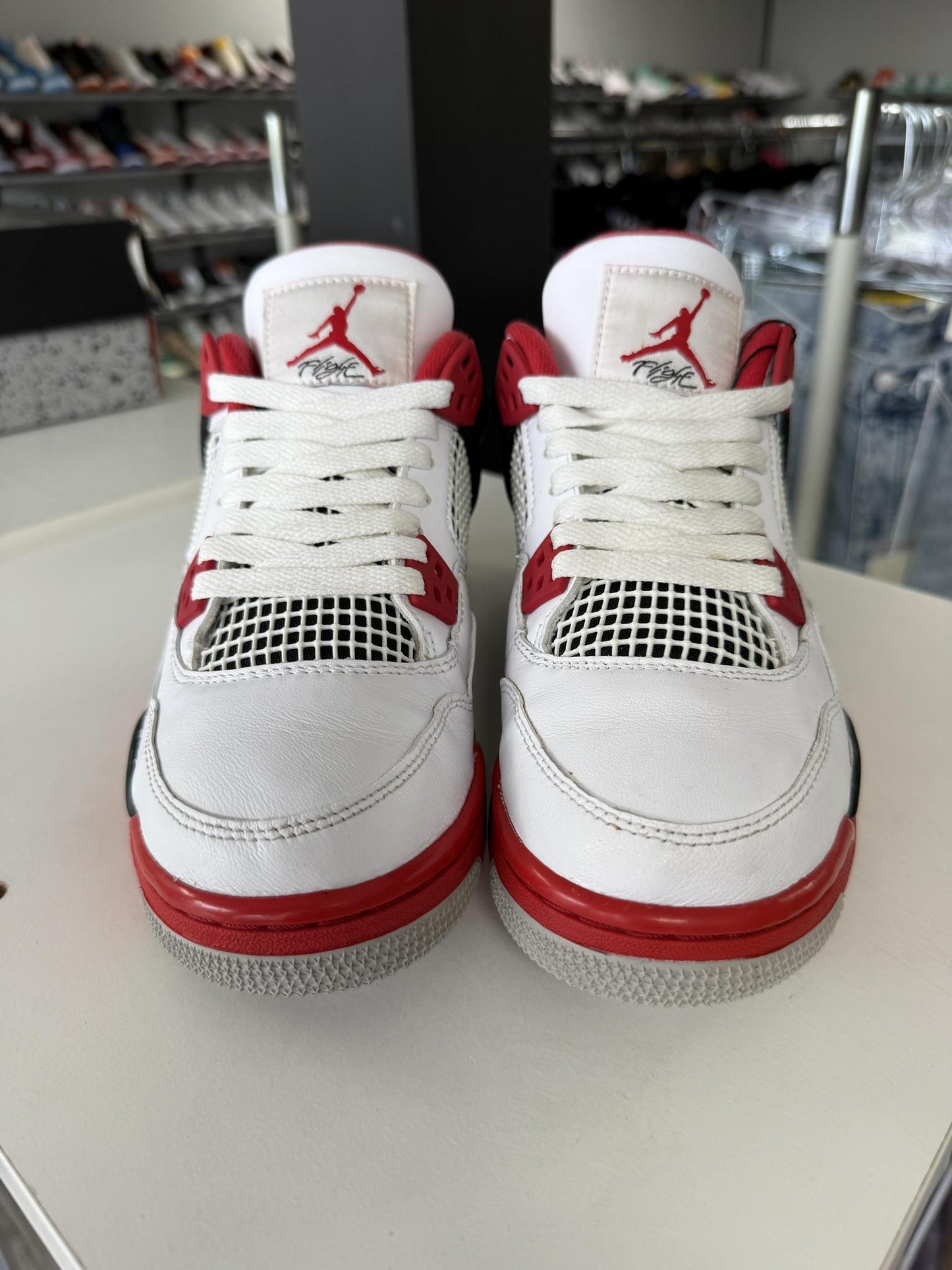 Jordan 4 Fire Red Used Size 6Y/7.5W