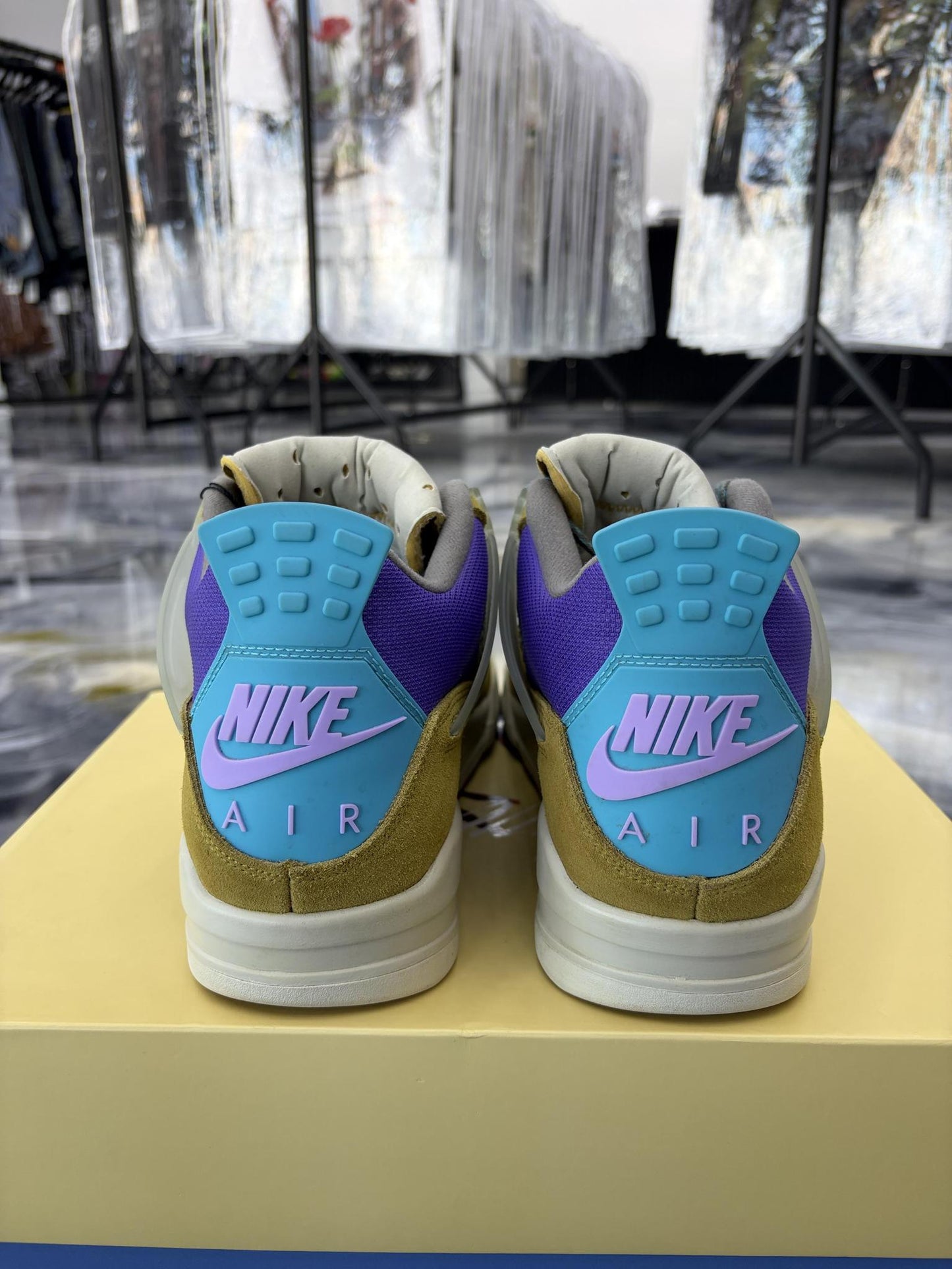Jordan 4 Union "Desert Moss" Used Size 12