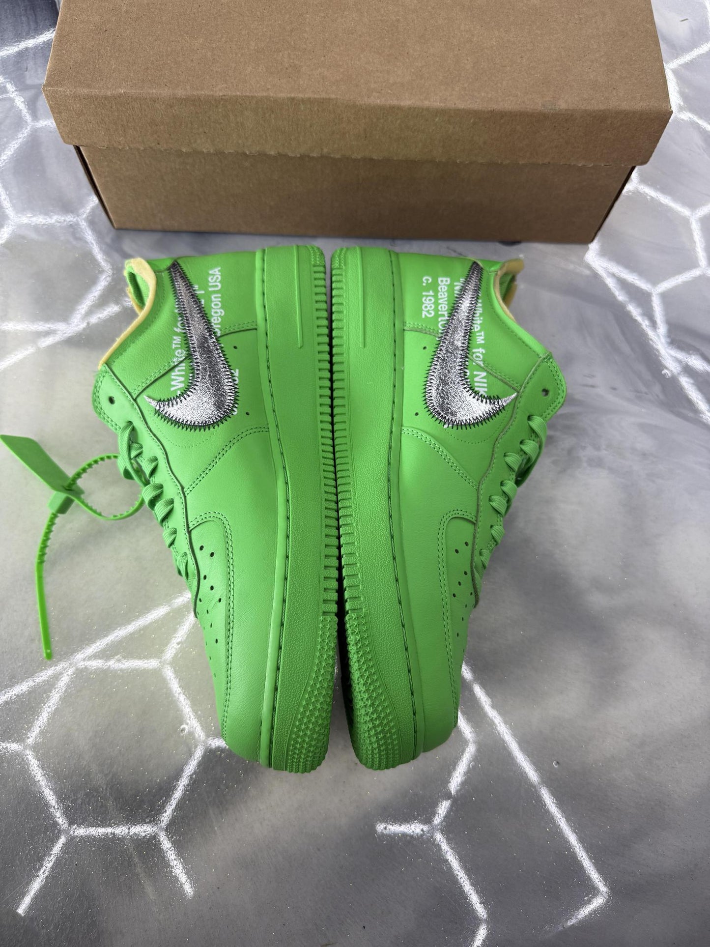 Nike Air Force 1 X Off White "Brooklyn" Used Size 10.5