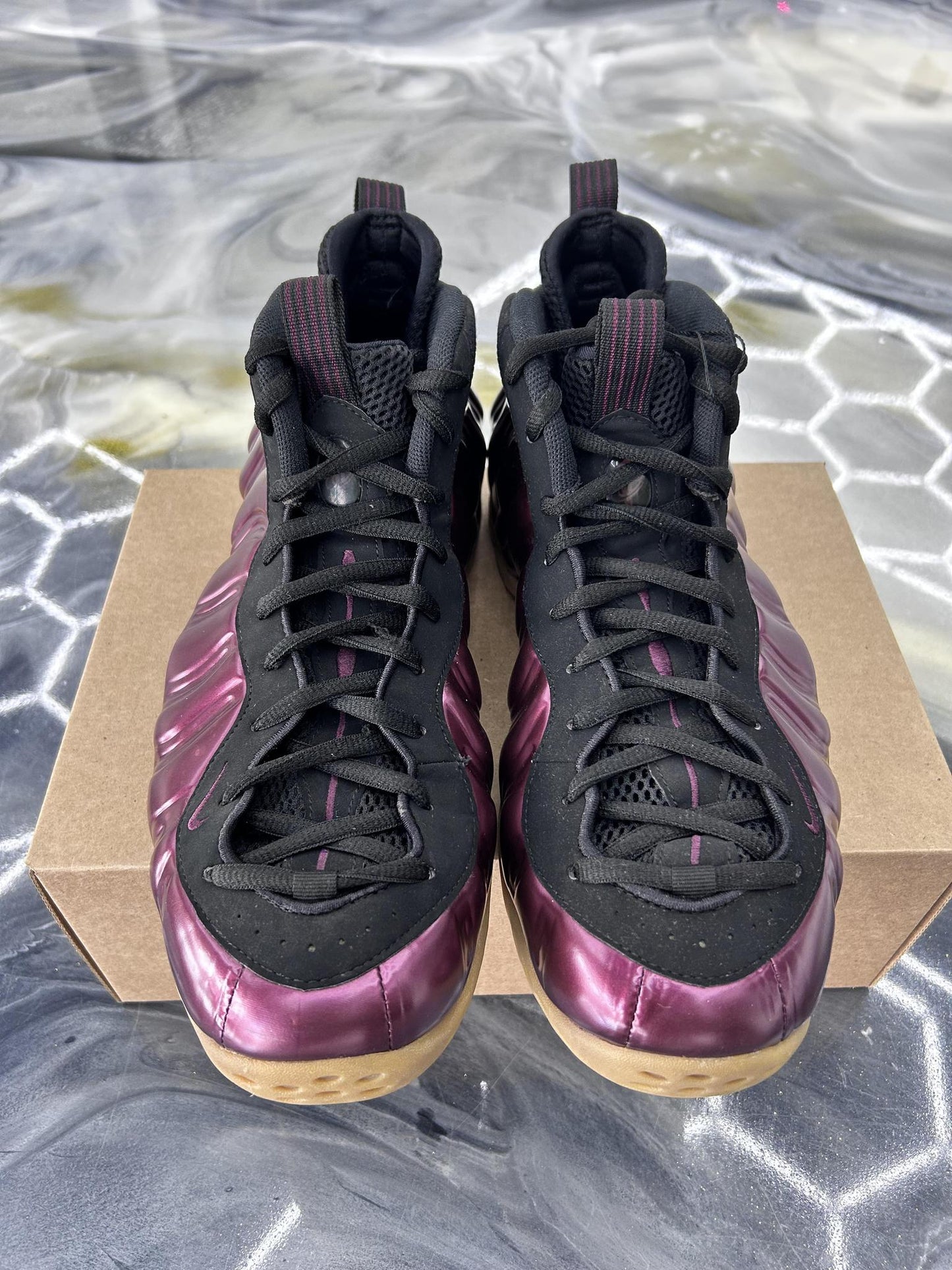 Nike Foamposite "Maroon" Used Size 14