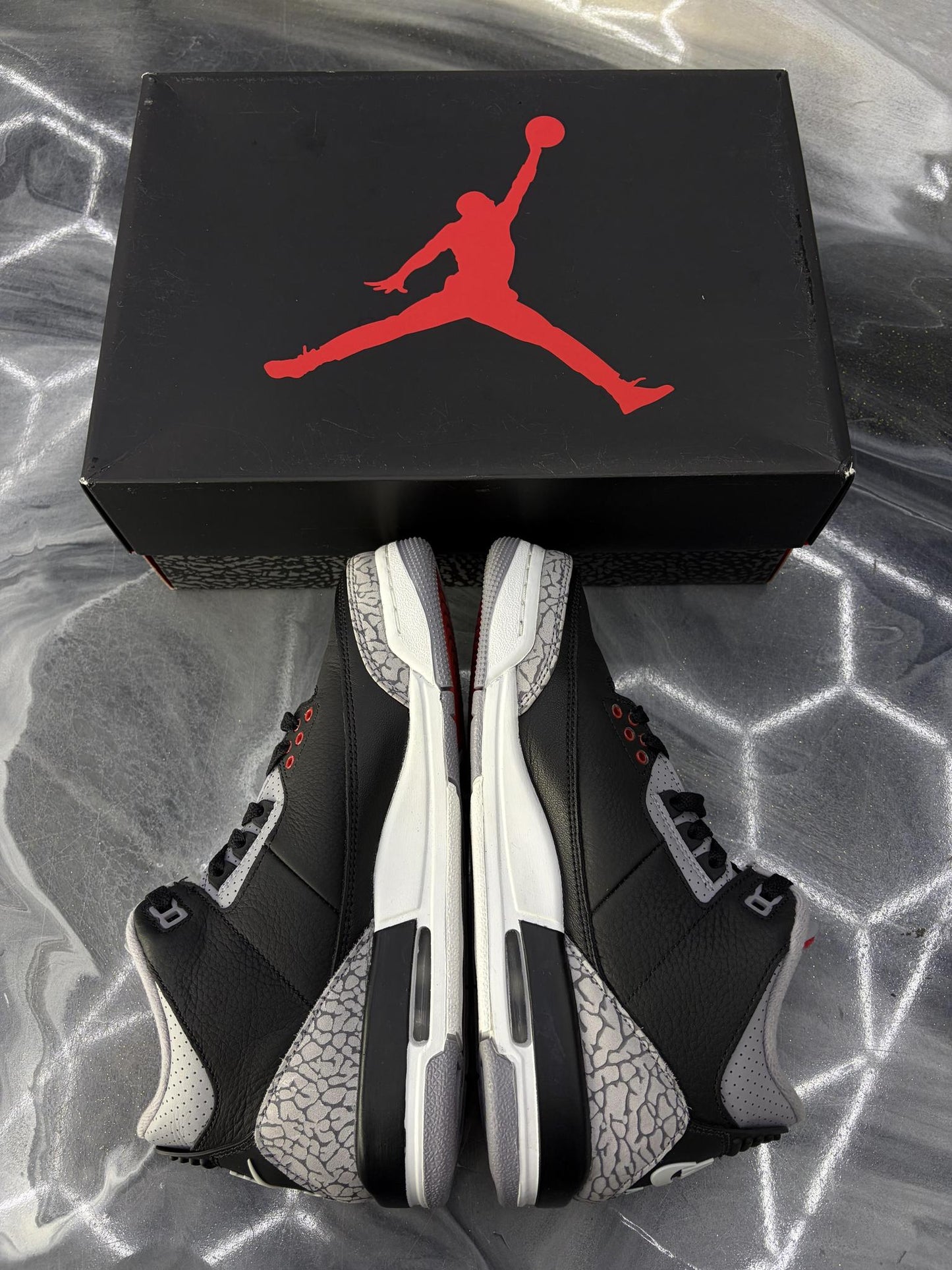 Jordan 3 "Black Cement" Used Size 7Y/8.5W