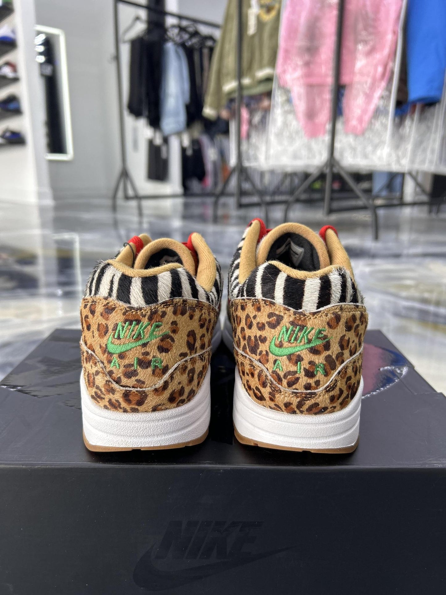Nike Air Max 1 "Atmos Animal Pack" Used Size 10
