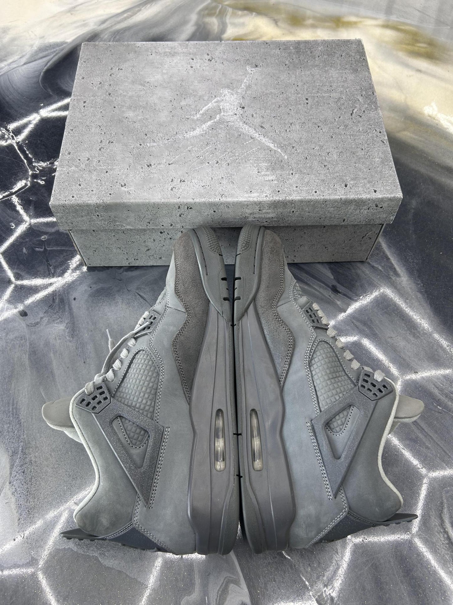 Jordan 4 "Wet Cement Paris" Used Size 13