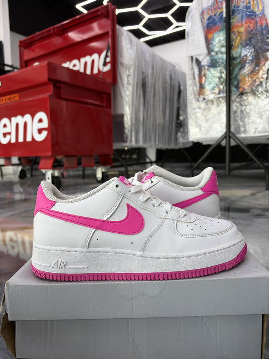 Nike Air Force 1 "Laser Fuchsia" Used Size 7Y/8.5W