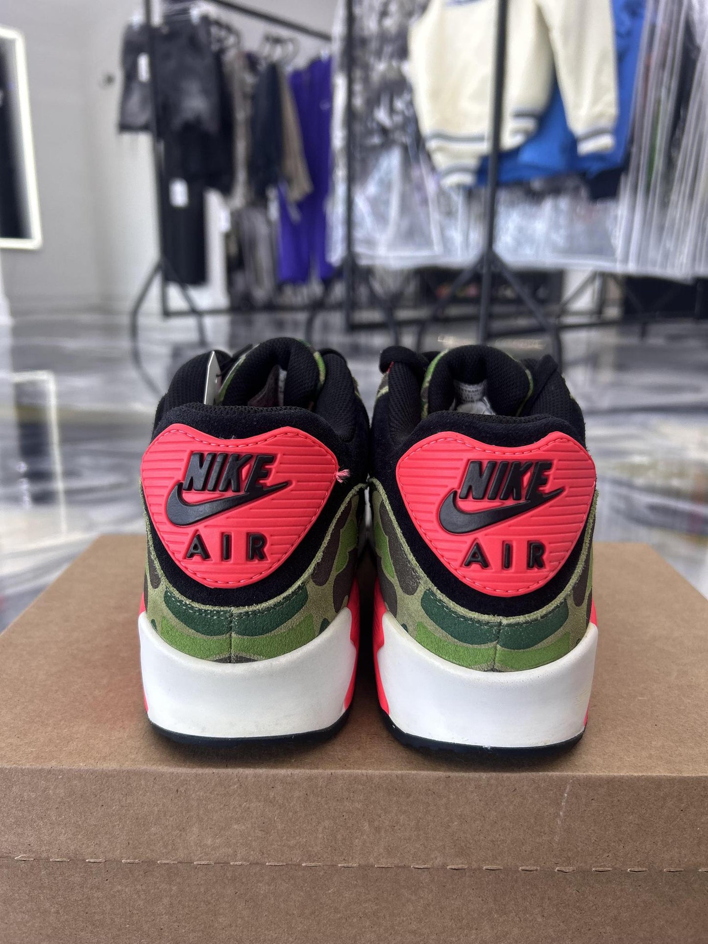 Nike Air Max 90 X Atmos "Duck Camo" Promo Sample Used Size 11