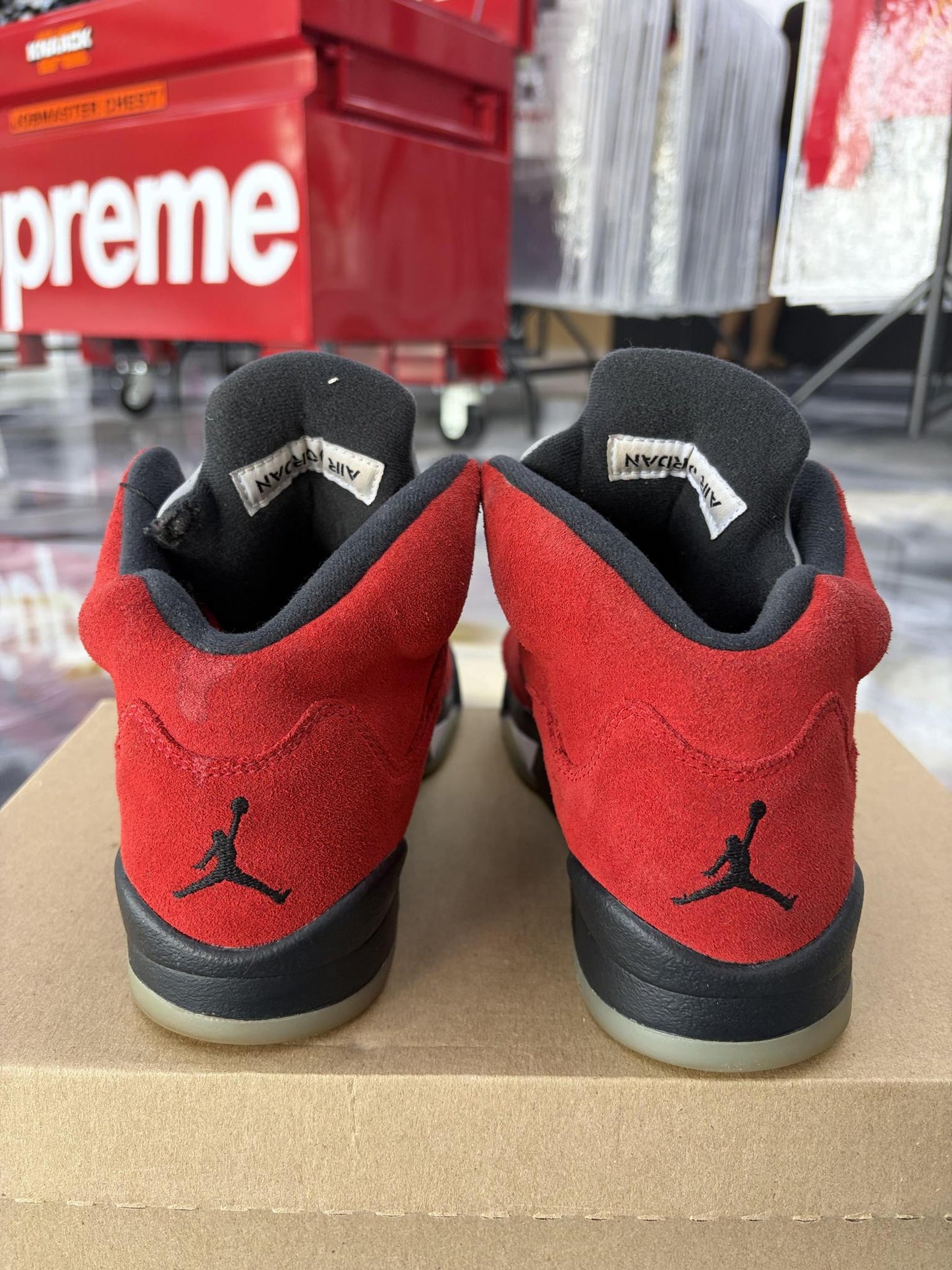 Jordan 5 "Raging Bull" Used Size 6Y/7.5W