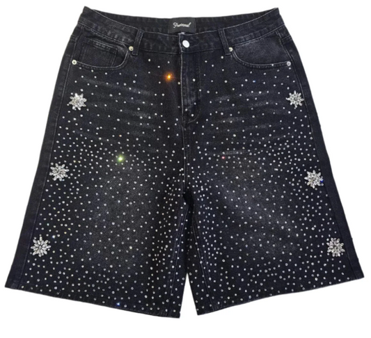 Fraternal Astro Denim Shorts "Washed Black"