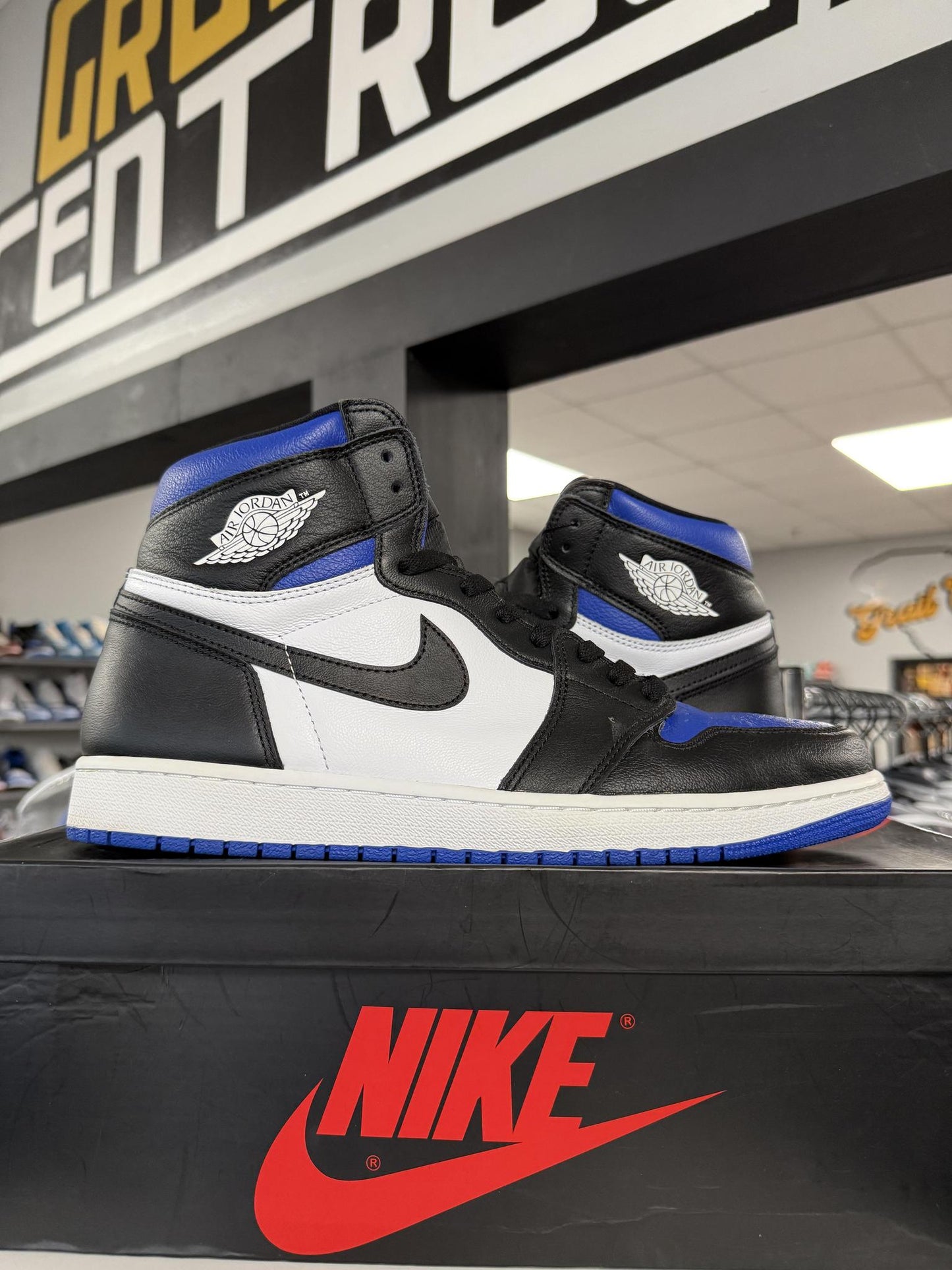 Jordan 1 "Royal Toe" Used Size 13