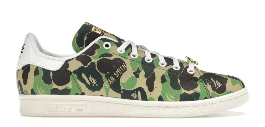 Adidas Stan Smith x Bape "Green Camo"