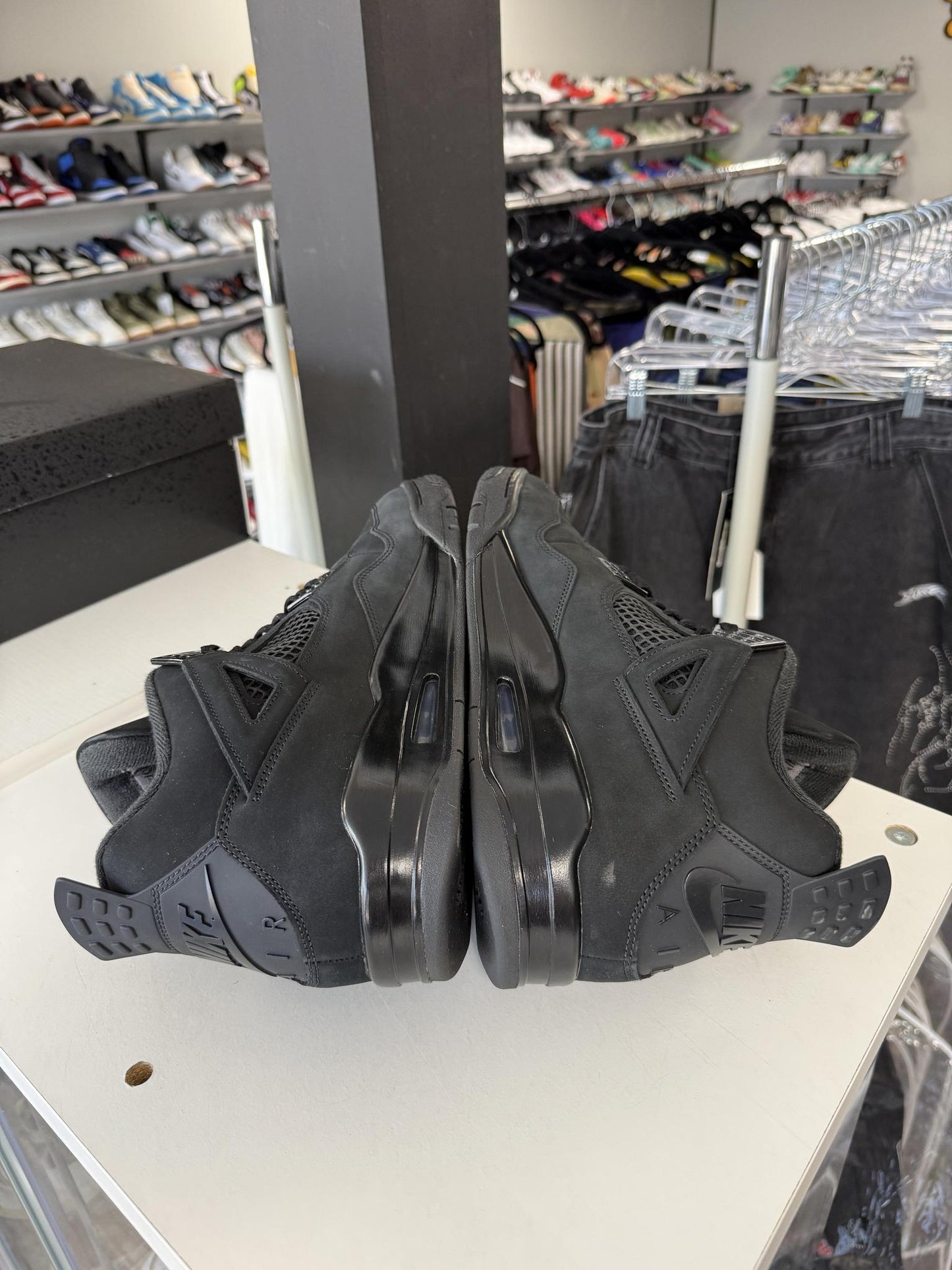 Jordan 4 "Black Cat" Used Size 14