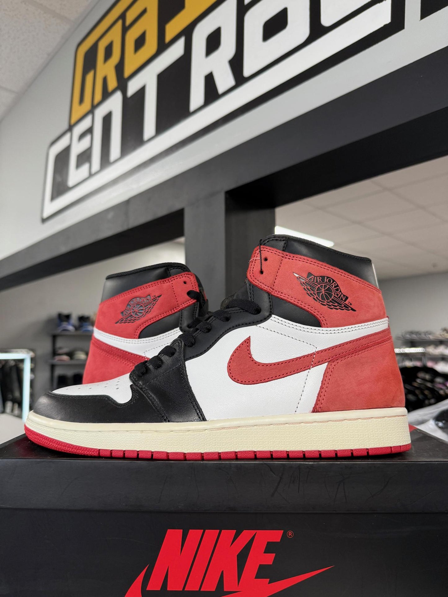 Jordan 1 "Track Red" Used Size 11