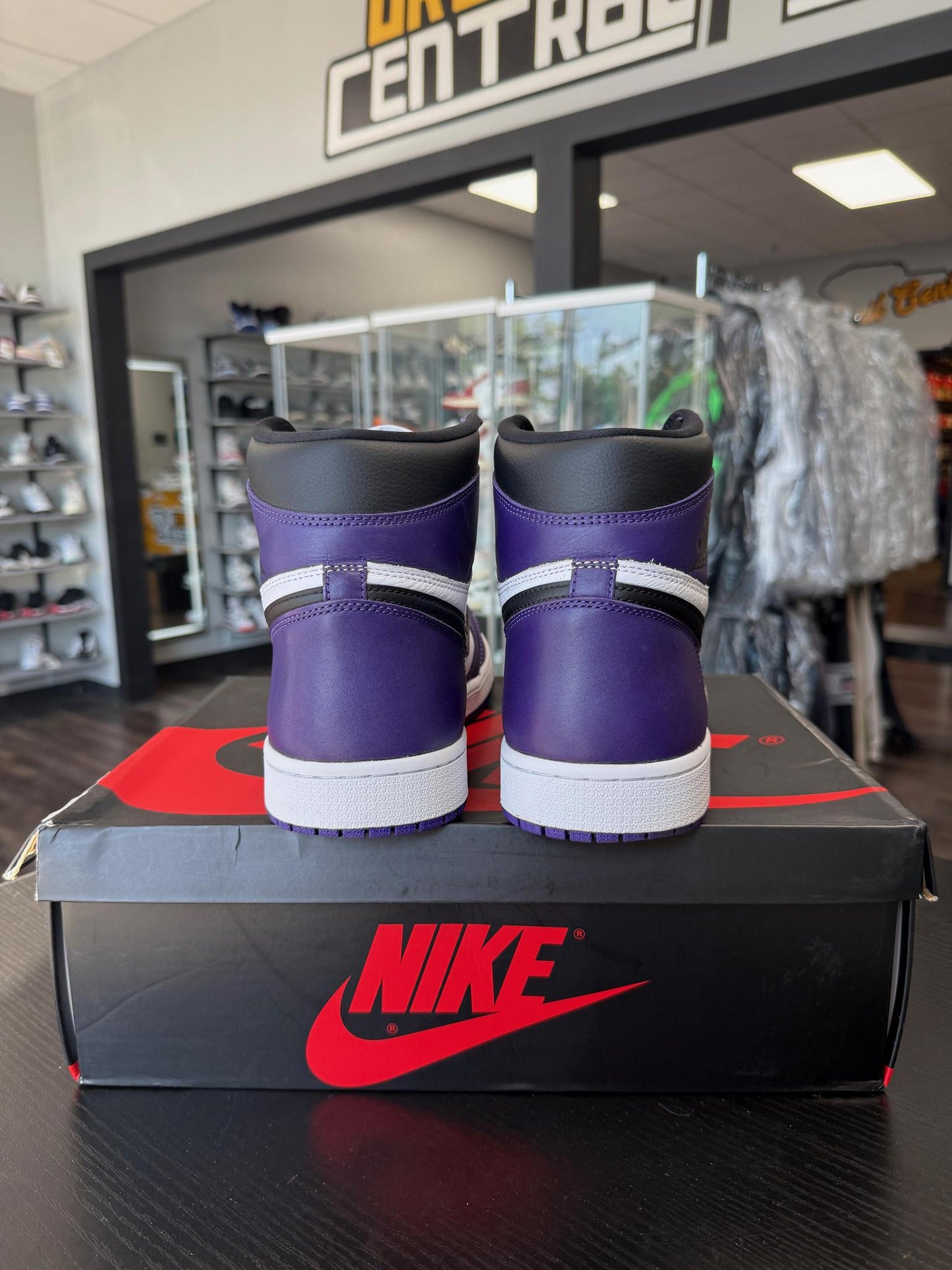 Jordan 1 "Court Purple 2.0" Used Size 14