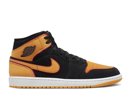 Jordan 1 Mid "Fat Tongue Black Orange"