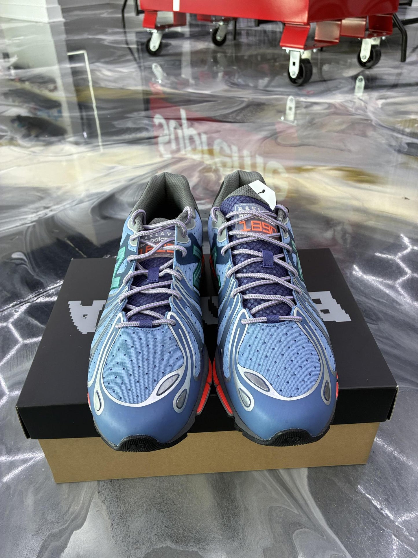 New Balance 1890 "Action Bryson Cyborg Tears" Used Size 12