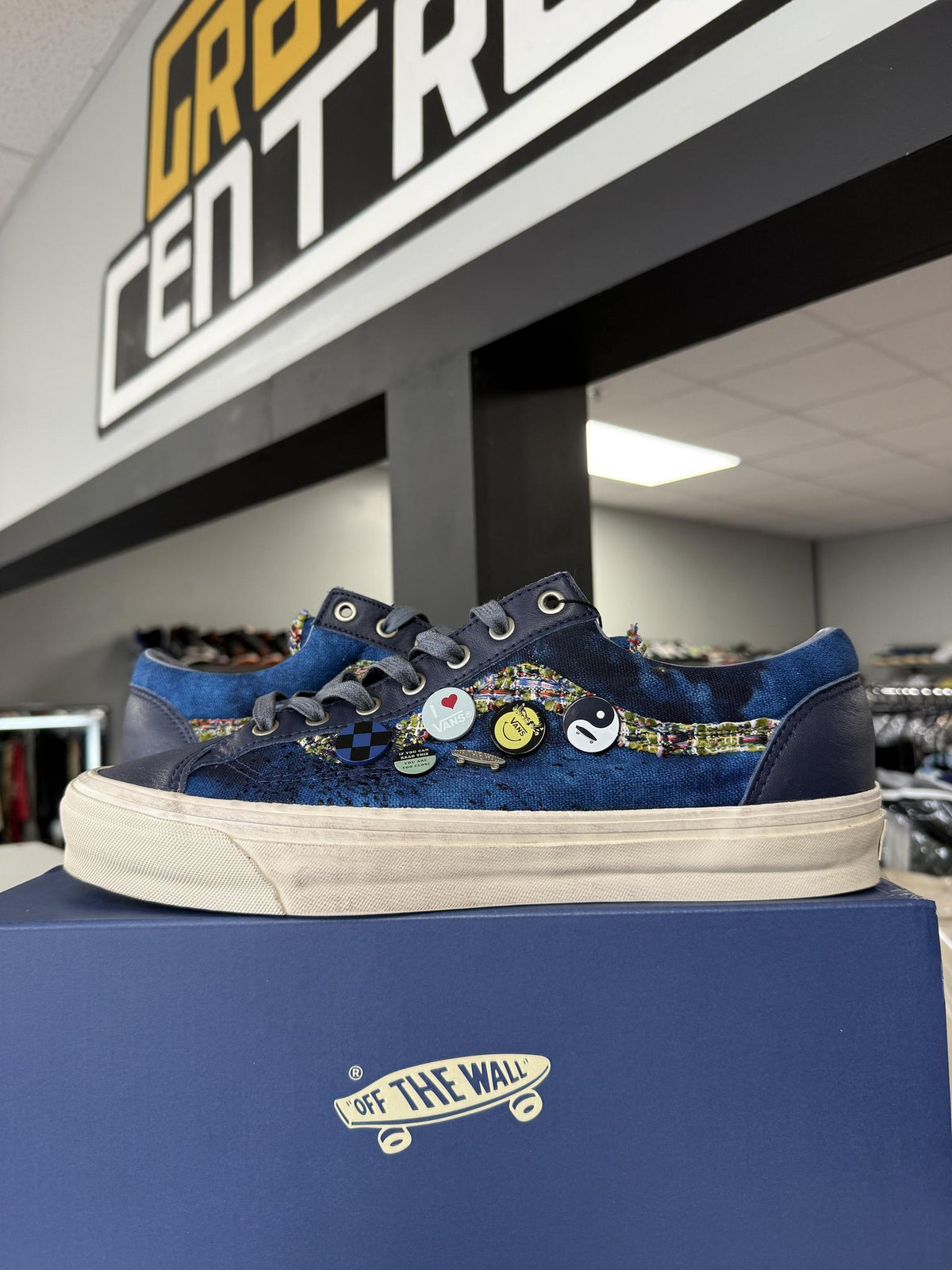 Vans Old Skool 36 LX Souvenir "Navy" Used Size 12