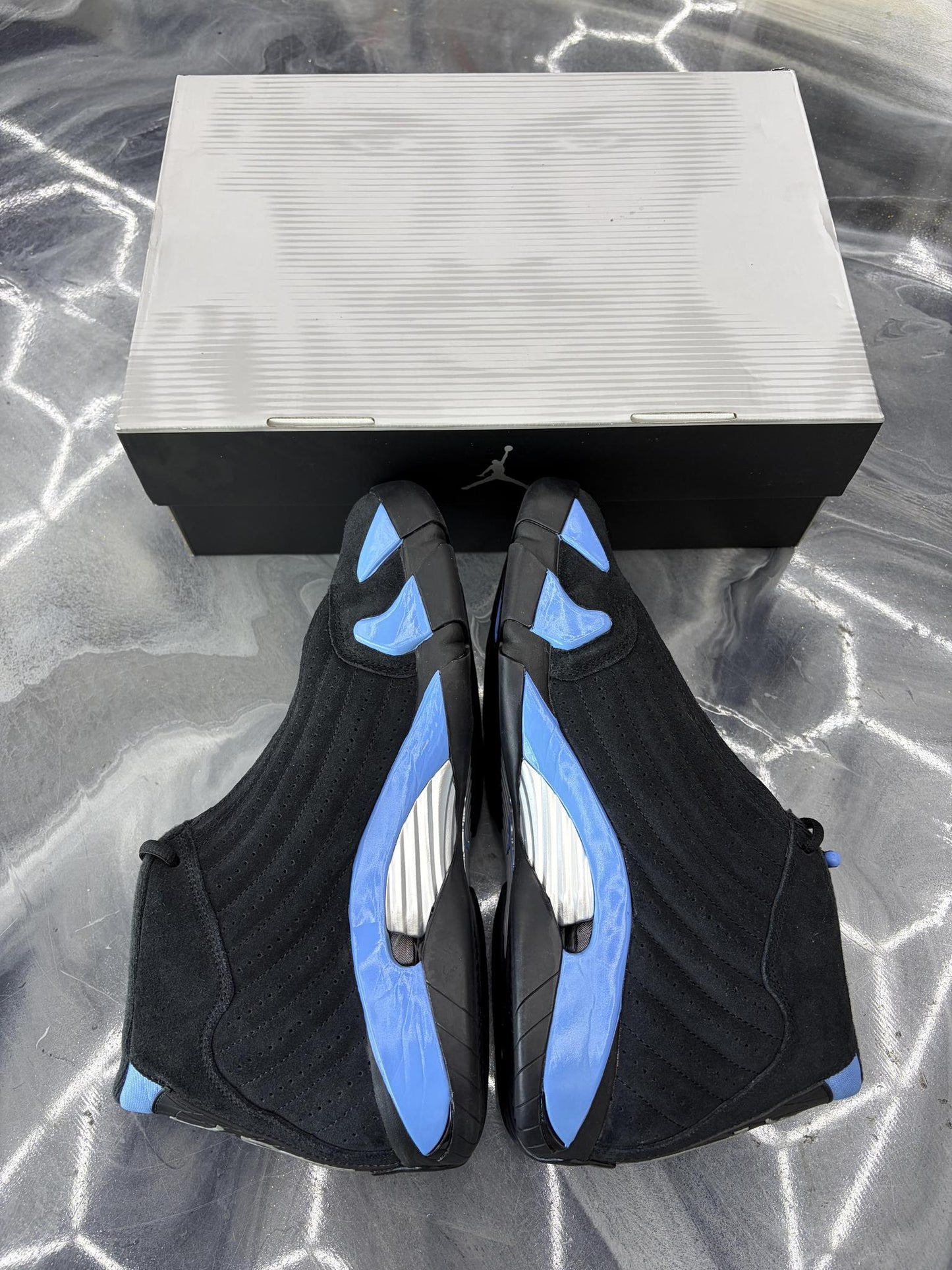 Jordan 14 "University Blue" Used Size 11.5