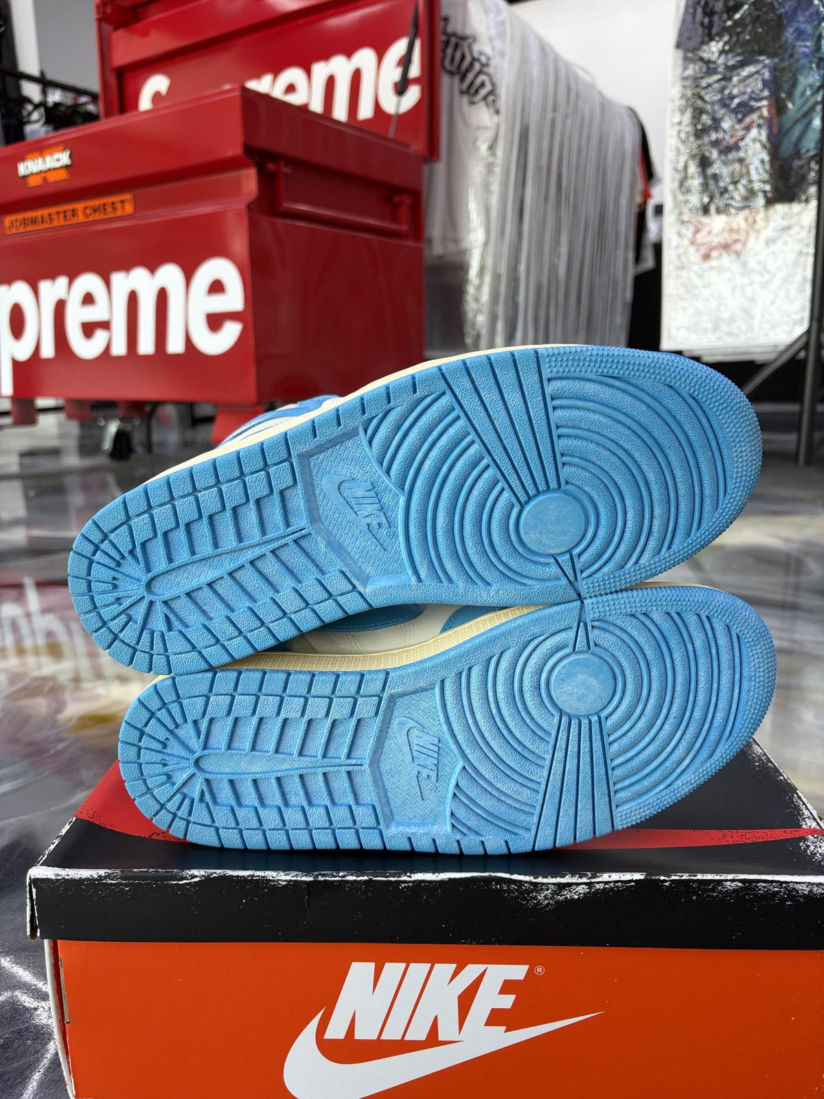 Jordan 1 "UNC Reimagined" Used Size 10