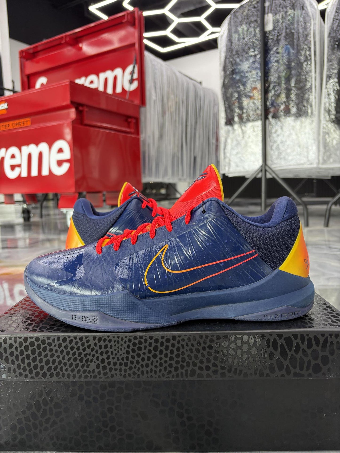 Nike Kobe 5 "Caitlyn Clark Indiana Fever" Used Size 11.5