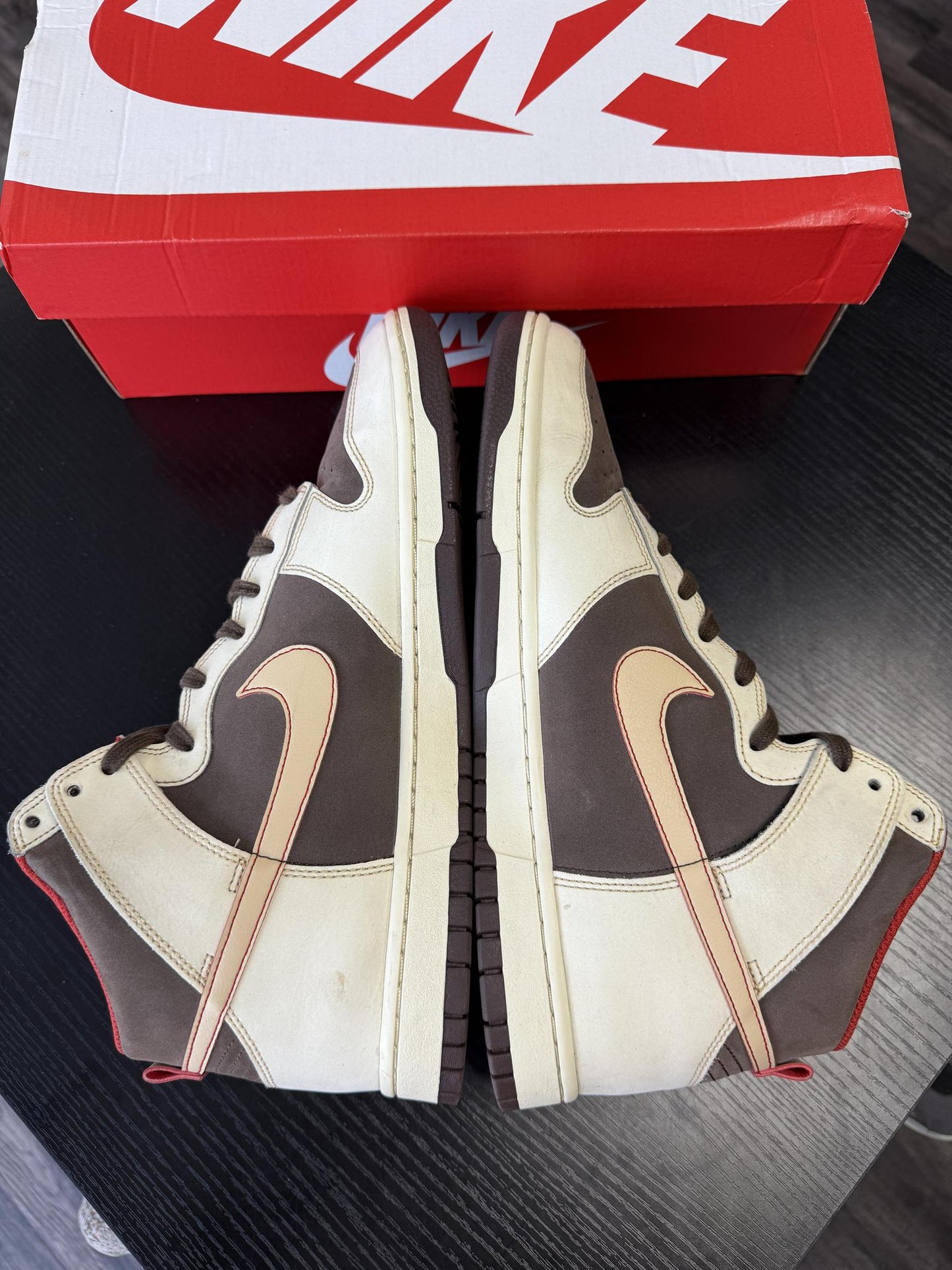 Dunk High "Baroque Brown" Used Size 11.5